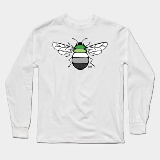 Aromantic Pride Bee Long Sleeve T-Shirt